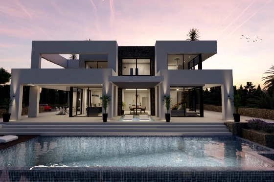 Villa in Benissa(La Fustera) zu verkaufen, Zona de estar 615 m², Baujahr 2023, Klimaanlage, Terreno 1347 m², 4 Schlafzimmer, 3 Badezimmer, Pool, ref.: BI-BE.H-902-17