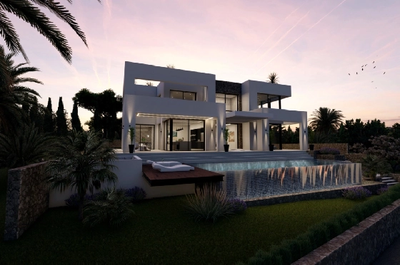 Villa in Benissa(La Fustera) zu verkaufen, Zona de estar 615 m², Baujahr 2023, Klimaanlage, Terreno 1347 m², 4 Schlafzimmer, 3 Badezimmer, Pool, ref.: BI-BE.H-902-19