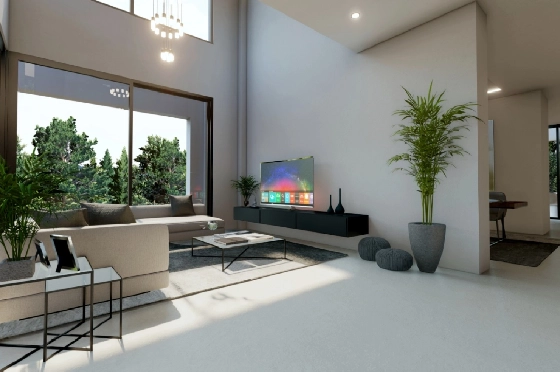 Villa in Benissa(La Fustera) zu verkaufen, Zona de estar 615 m², Baujahr 2023, Klimaanlage, Terreno 1347 m², 4 Schlafzimmer, 3 Badezimmer, Pool, ref.: BI-BE.H-902-3