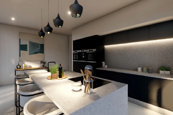 Villa in Benissa(La Fustera) zu verkaufen, Zona de estar 615 m², Baujahr 2023, Klimaanlage, Terreno 1347 m², 4 Schlafzimmer, 3 Badezimmer, Pool, ref.: BI-BE.H-902-5