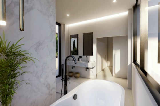 Villa in Benissa(La Fustera) zu verkaufen, Zona de estar 615 m², Baujahr 2023, Klimaanlage, Terreno 1347 m², 4 Schlafzimmer, 3 Badezimmer, Pool, ref.: BI-BE.H-902-9