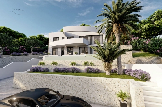 Villa in Altea zu verkaufen, Zona de estar 540 m², Baujahr 2024, Klimaanlage, Terreno 1270 m², 4 Schlafzimmer, 4 Badezimmer, Pool, ref.: BI-AL.H-031-17