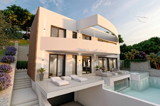 Villa in Altea zu verkaufen, Zona de estar 540 m², Baujahr 2024, Klimaanlage, Terreno 1270 m², 4 Schlafzimmer, 4 Badezimmer, Pool, ref.: BI-AL.H-031-20