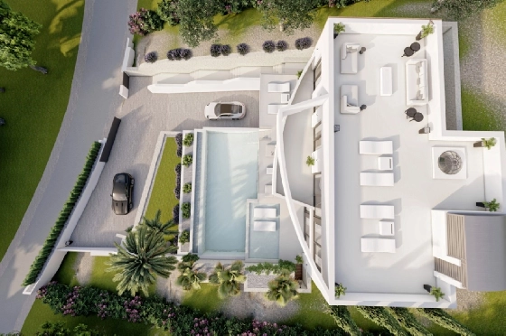 Villa in Altea zu verkaufen, Zona de estar 540 m², Baujahr 2024, Klimaanlage, Terreno 1270 m², 4 Schlafzimmer, 4 Badezimmer, Pool, ref.: BI-AL.H-031-3