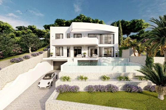 Villa in Altea zu verkaufen, Zona de estar 540 m², Baujahr 2024, Klimaanlage, Terreno 1270 m², 4 Schlafzimmer, 4 Badezimmer, Pool, ref.: BI-AL.H-031-4