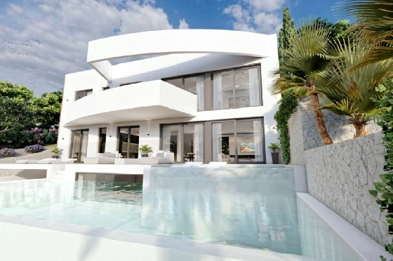 Villa in Altea zu verkaufen, Zona de estar 540 m², Baujahr 2024, Klimaanlage, Terreno 1270 m², 4 Schlafzimmer, 4 Badezimmer, Pool, ref.: BI-AL.H-031-6
