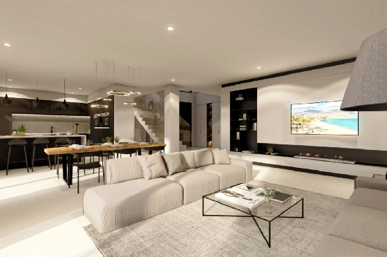 Villa in Altea zu verkaufen, Zona de estar 540 m², Baujahr 2024, Klimaanlage, Terreno 1270 m², 4 Schlafzimmer, 4 Badezimmer, Pool, ref.: BI-AL.H-031-8