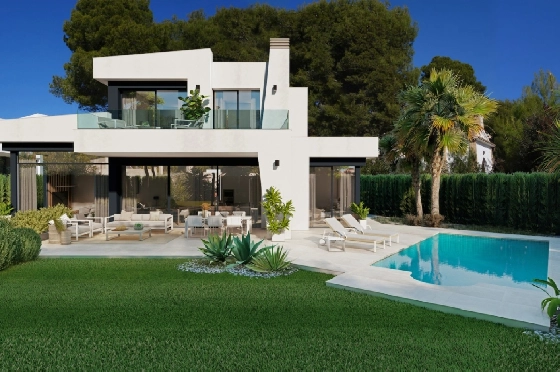 Villa in Benissa(La Fustera) zu verkaufen, Zona de estar 284 m², Klimaanlage, Terreno 725 m², 3 Schlafzimmer, 3 Badezimmer, Pool, ref.: BI-BE.H-903-5