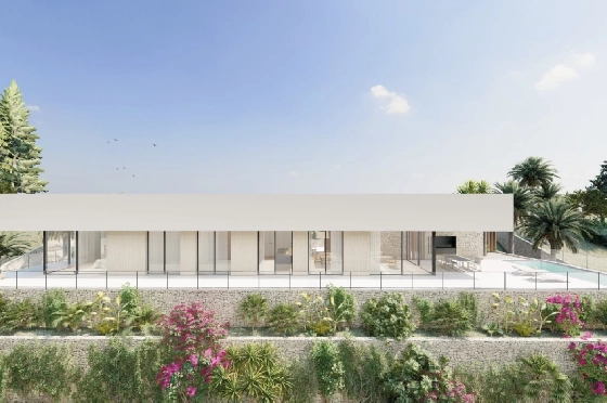 Villa in Denia zu verkaufen, Zona de estar 176 m², Baujahr 2023, Klimaanlage, Terreno 1514 m², 3 Schlafzimmer, 3 Badezimmer, Pool, ref.: BI-DE.H-008-1