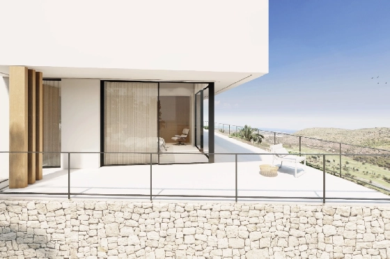 Villa in Denia zu verkaufen, Zona de estar 176 m², Baujahr 2023, Klimaanlage, Terreno 1514 m², 3 Schlafzimmer, 3 Badezimmer, Pool, ref.: BI-DE.H-008-11