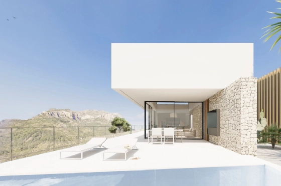 Villa in Denia zu verkaufen, Zona de estar 176 m², Baujahr 2023, Klimaanlage, Terreno 1514 m², 3 Schlafzimmer, 3 Badezimmer, Pool, ref.: BI-DE.H-008-12