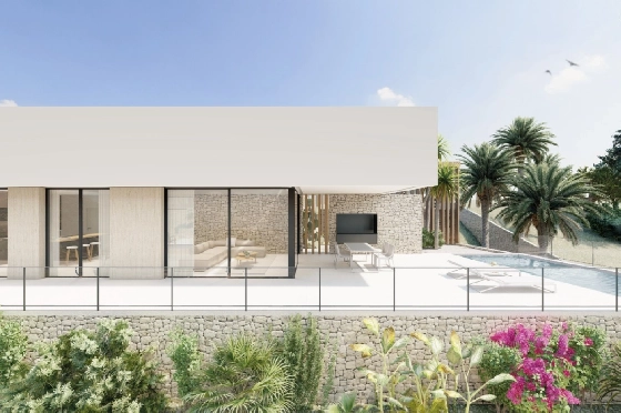 Villa in Denia zu verkaufen, Zona de estar 176 m², Baujahr 2023, Klimaanlage, Terreno 1514 m², 3 Schlafzimmer, 3 Badezimmer, Pool, ref.: BI-DE.H-008-14