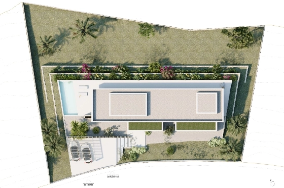 Villa in Denia zu verkaufen, Zona de estar 176 m², Baujahr 2023, Klimaanlage, Terreno 1514 m², 3 Schlafzimmer, 3 Badezimmer, Pool, ref.: BI-DE.H-008-26