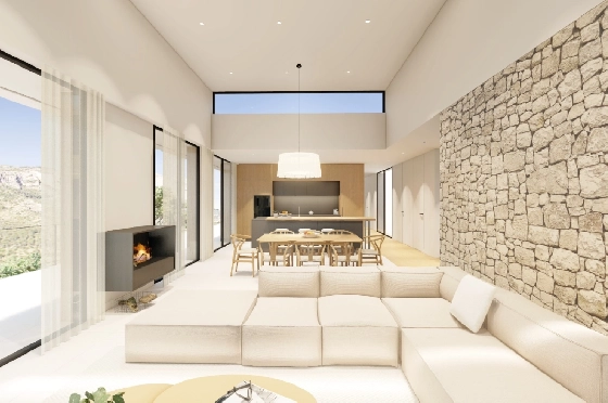 Villa in Denia zu verkaufen, Zona de estar 176 m², Baujahr 2023, Klimaanlage, Terreno 1514 m², 3 Schlafzimmer, 3 Badezimmer, Pool, ref.: BI-DE.H-008-3