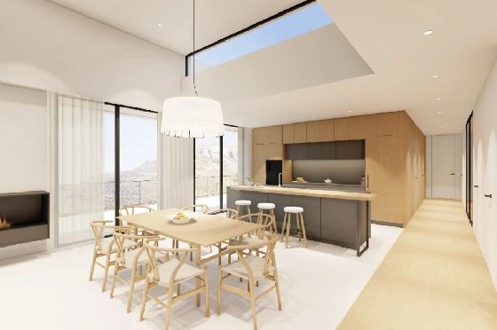 Villa in Denia zu verkaufen, Zona de estar 176 m², Baujahr 2023, Klimaanlage, Terreno 1514 m², 3 Schlafzimmer, 3 Badezimmer, Pool, ref.: BI-DE.H-008-4