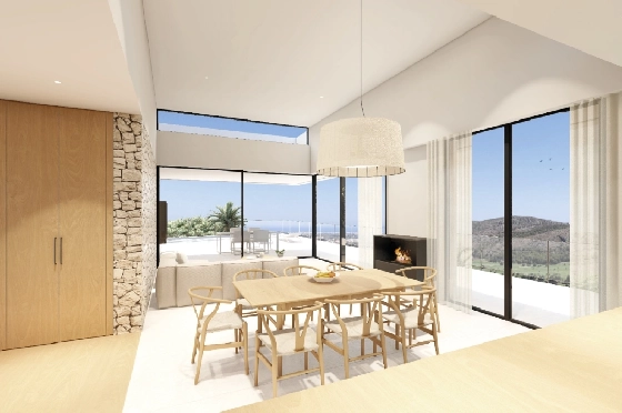 Villa in Denia zu verkaufen, Zona de estar 176 m², Baujahr 2023, Klimaanlage, Terreno 1514 m², 3 Schlafzimmer, 3 Badezimmer, Pool, ref.: BI-DE.H-008-5