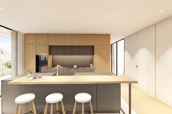 Villa in Denia zu verkaufen, Zona de estar 176 m², Baujahr 2023, Klimaanlage, Terreno 1514 m², 3 Schlafzimmer, 3 Badezimmer, Pool, ref.: BI-DE.H-008-6