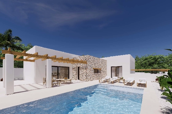 Villa in Moraira zu verkaufen, Zona de estar 196 m², Klimaanlage, Terreno 800 m², 4 Schlafzimmer, 3 Badezimmer, Pool, ref.: BI-MT.H-796-1
