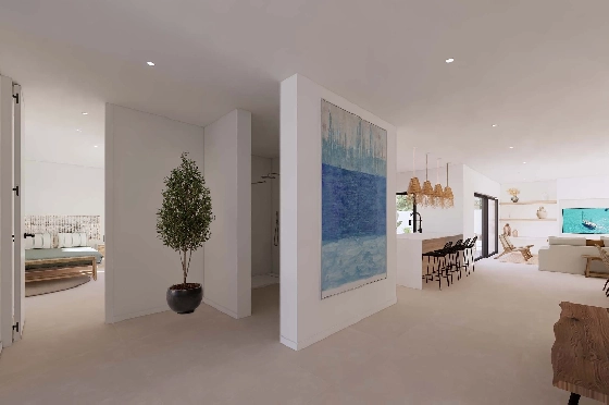 Villa in Moraira zu verkaufen, Zona de estar 196 m², Klimaanlage, Terreno 800 m², 4 Schlafzimmer, 3 Badezimmer, Pool, ref.: BI-MT.H-796-4