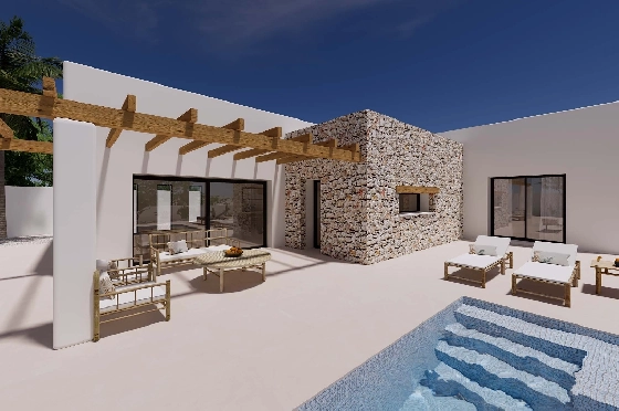 Villa in Moraira zu verkaufen, Zona de estar 196 m², Klimaanlage, Terreno 800 m², 4 Schlafzimmer, 3 Badezimmer, Pool, ref.: BI-MT.H-796-6