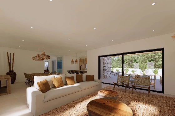 Villa in Moraira zu verkaufen, Zona de estar 280 m², Klimaanlage, Terreno 800 m², 4 Schlafzimmer, 4 Badezimmer, Pool, ref.: BI-MT.H-797-3
