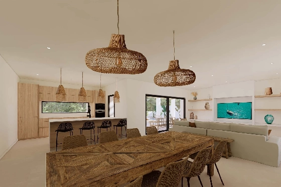 Villa in Moraira zu verkaufen, Zona de estar 280 m², Klimaanlage, Terreno 800 m², 4 Schlafzimmer, 4 Badezimmer, Pool, ref.: BI-MT.H-797-4