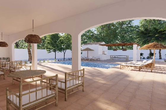 Villa in Moraira zu verkaufen, Zona de estar 248 m², Klimaanlage, Terreno 800 m², 4 Schlafzimmer, 5 Badezimmer, Pool, ref.: BI-MT.H-795-2