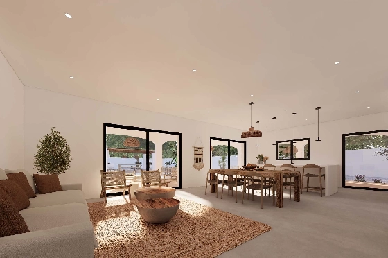Villa in Moraira zu verkaufen, Zona de estar 248 m², Klimaanlage, Terreno 800 m², 4 Schlafzimmer, 5 Badezimmer, Pool, ref.: BI-MT.H-795-3