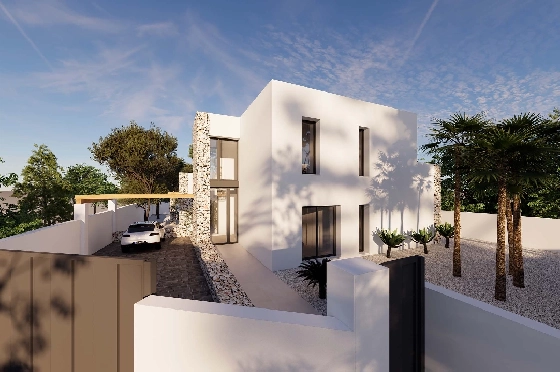 Villa in Moraira zu verkaufen, Zona de estar 268 m², Klimaanlage, Terreno 800 m², 4 Schlafzimmer, 3 Badezimmer, Pool, ref.: BI-MT.H-793-11