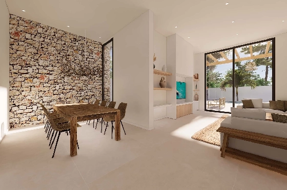 Villa in Moraira zu verkaufen, Zona de estar 268 m², Klimaanlage, Terreno 800 m², 4 Schlafzimmer, 3 Badezimmer, Pool, ref.: BI-MT.H-793-3