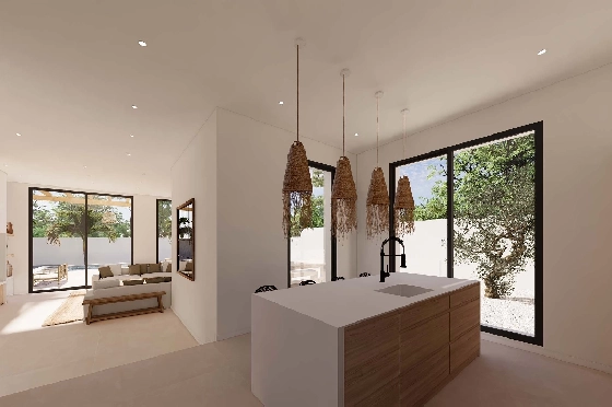 Villa in Moraira zu verkaufen, Zona de estar 268 m², Klimaanlage, Terreno 800 m², 4 Schlafzimmer, 3 Badezimmer, Pool, ref.: BI-MT.H-793-6