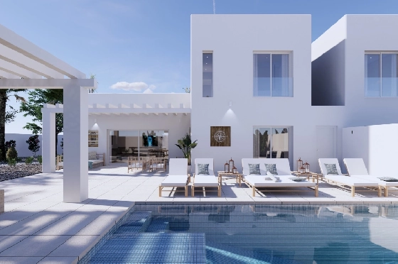 Villa in Benissa zu verkaufen, Zona de estar 265 m², + KLIMA, Klimaanlage, Terreno 519 m², 4 Schlafzimmer, 3 Badezimmer, Pool, ref.: BI-MT.H-794-1