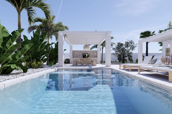 Villa in Benissa zu verkaufen, Zona de estar 265 m², + KLIMA, Klimaanlage, Terreno 519 m², 4 Schlafzimmer, 3 Badezimmer, Pool, ref.: BI-MT.H-794-3