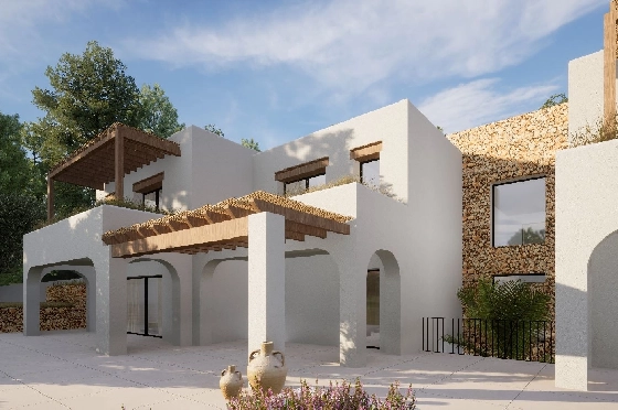 Villa in Moraira zu verkaufen, Zona de estar 2264 m², Baujahr 2024, Klimaanlage, Terreno 2896 m², 6 Schlafzimmer, 6 Badezimmer, Pool, ref.: BI-MT.H-800-2