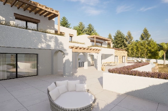Villa in Moraira zu verkaufen, Zona de estar 2264 m², Baujahr 2024, Klimaanlage, Terreno 2896 m², 6 Schlafzimmer, 6 Badezimmer, Pool, ref.: BI-MT.H-800-3