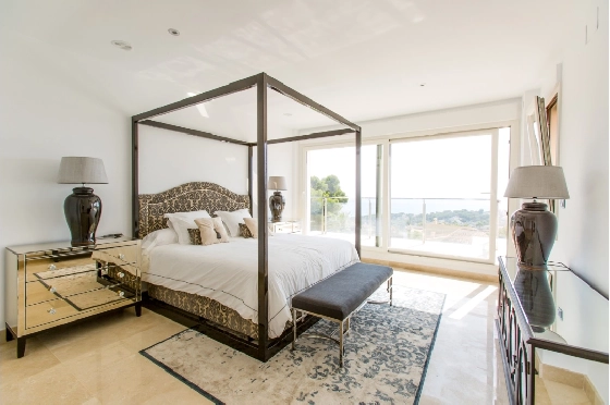 Villa in Moraira(Moravit) zu verkaufen, Zona de estar 559 m², Baujahr 2016, Klimaanlage, Terreno 1132 m², 4 Schlafzimmer, 5 Badezimmer, Pool, ref.: BI-MT.H-798-21