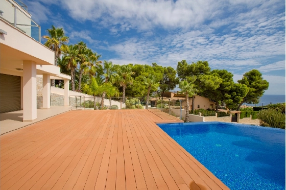 Villa in Moraira(Moravit) zu verkaufen, Zona de estar 559 m², Baujahr 2016, Klimaanlage, Terreno 1132 m², 4 Schlafzimmer, 5 Badezimmer, Pool, ref.: BI-MT.H-798-35