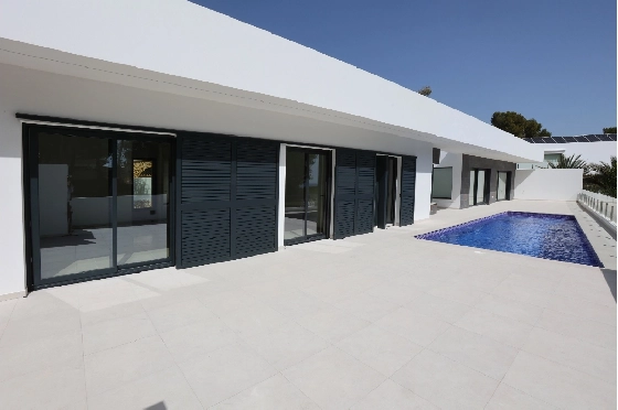 Villa in Benissa(La Fustera) zu verkaufen, Zona de estar 299 m², Baujahr 2024, Klimaanlage, Terreno 950 m², 4 Schlafzimmer, 3 Badezimmer, Pool, ref.: BI-BE.H-909-1
