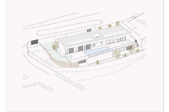 Villa in Benissa(La Fustera) zu verkaufen, Zona de estar 299 m², Baujahr 2024, Klimaanlage, Terreno 950 m², 4 Schlafzimmer, 3 Badezimmer, Pool, ref.: BI-BE.H-909-10