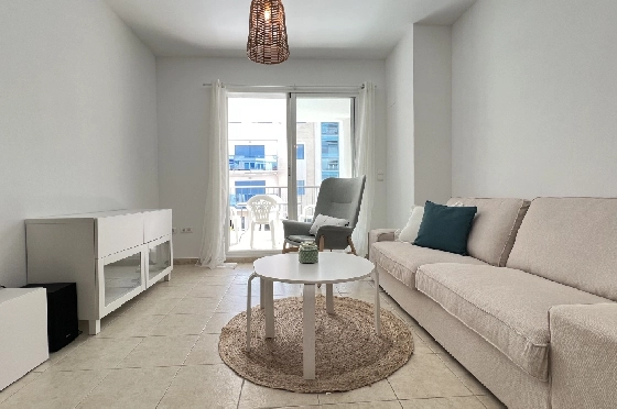 Apartment in Denia zur Ferienvermietung, Zona de estar 86 m², Baujahr 2006, Zustand modernisiert, + Zentralheizung, Klimaanlage, Terreno 46 m², 2 Schlafzimmer, 2 Badezimmer, Pool, ref.: T-0324-5