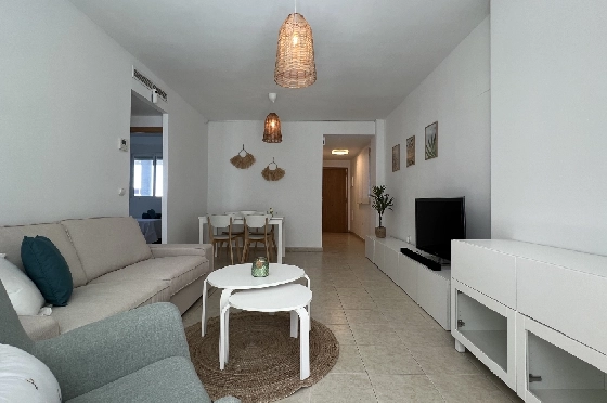 Apartment in Denia zur Ferienvermietung, Zona de estar 86 m², Baujahr 2006, Zustand modernisiert, + Zentralheizung, Klimaanlage, Terreno 46 m², 2 Schlafzimmer, 2 Badezimmer, Pool, ref.: T-0324-9