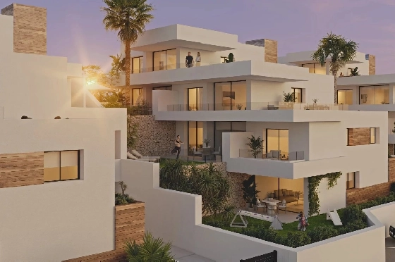 Apartment in Cumbre del Sol zu verkaufen, Zona de estar 190 m², 2 Schlafzimmer, 2 Badezimmer, ref.: BS-84641619-27