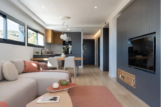 Apartment in Cumbre del Sol zu verkaufen, Zona de estar 190 m², 2 Schlafzimmer, 2 Badezimmer, ref.: BS-84641619-7