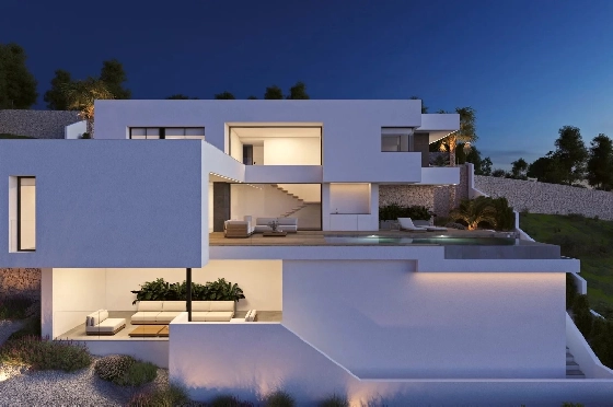 Villa in Cumbre del Sol zu verkaufen, Zona de estar 349 m², Terreno 807 m², 3 Schlafzimmer, 3 Badezimmer, Pool, ref.: BS-84915850-8
