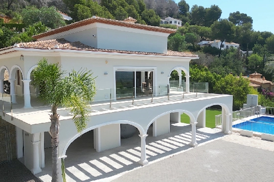 Villa in Javea(Ermita) zu verkaufen, Zona de estar 400 m², Baujahr 2018, Zustand neuwertig, + Fussbodenheizung, Klimaanlage, Terreno 1596 m², 3 Schlafzimmer, 2 Badezimmer, Pool, ref.: AS-0624-42