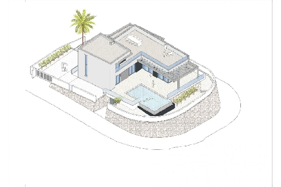 Villa in Moraira zu verkaufen, Zona de estar 415 m², Baujahr 2016, Klimaanlage, Terreno 817 m², 3 Schlafzimmer, 2 Badezimmer, Pool, ref.: AM-10898DA-14