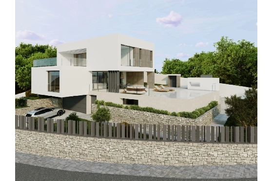 Villa in Moraira zu verkaufen, Zona de estar 394 m², Baujahr 2020, Klimaanlage, Terreno 800 m², 4 Schlafzimmer, 3 Badezimmer, Pool, ref.: AM-11509DA-27