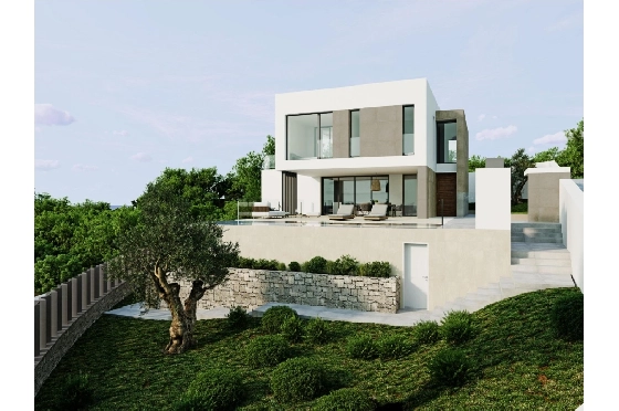 Villa in Moraira zu verkaufen, Zona de estar 394 m², Baujahr 2020, Klimaanlage, Terreno 800 m², 4 Schlafzimmer, 3 Badezimmer, Pool, ref.: AM-11509DA-29