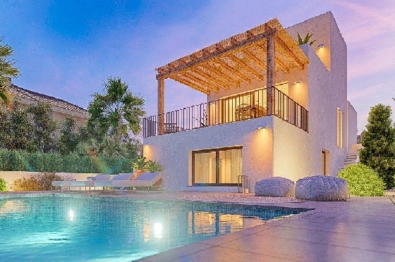 Villa in Oliva zu verkaufen, Zona de estar 262 m², Baujahr 2022, Klimaanlage, Terreno 462 m², 4 Schlafzimmer, 5 Badezimmer, Pool, ref.: AM-11592DA-4
