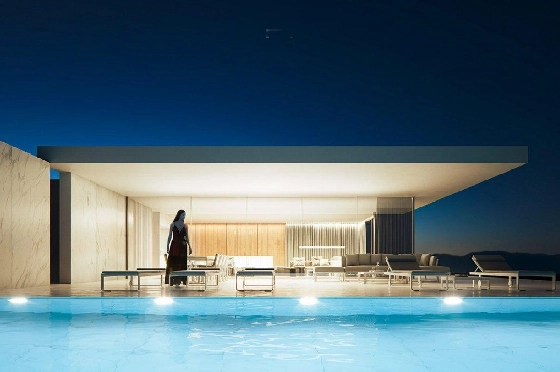 Villa in Moraira zu verkaufen, Zona de estar 701 m², Baujahr 2023, Klimaanlage, Terreno 1864 m², 5 Schlafzimmer, 6 Badezimmer, Pool, ref.: AM-11839DA-2